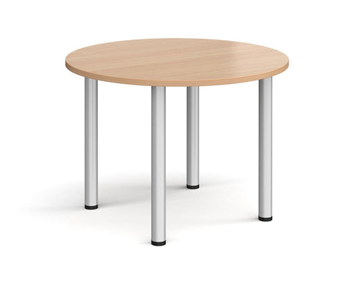 Radial Leg - Meeting Room Table - Silver Legs.