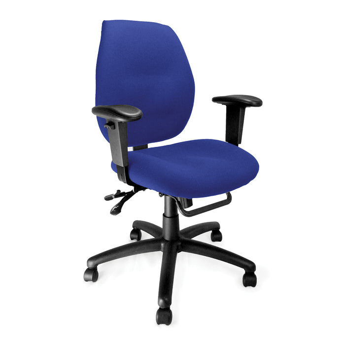 Severn - Ergonomic Medium Back Multi-Functional Synchronous Operator Chair.