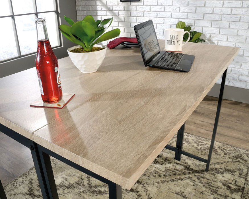 Industrial Style High Work Table with Flip Extension.