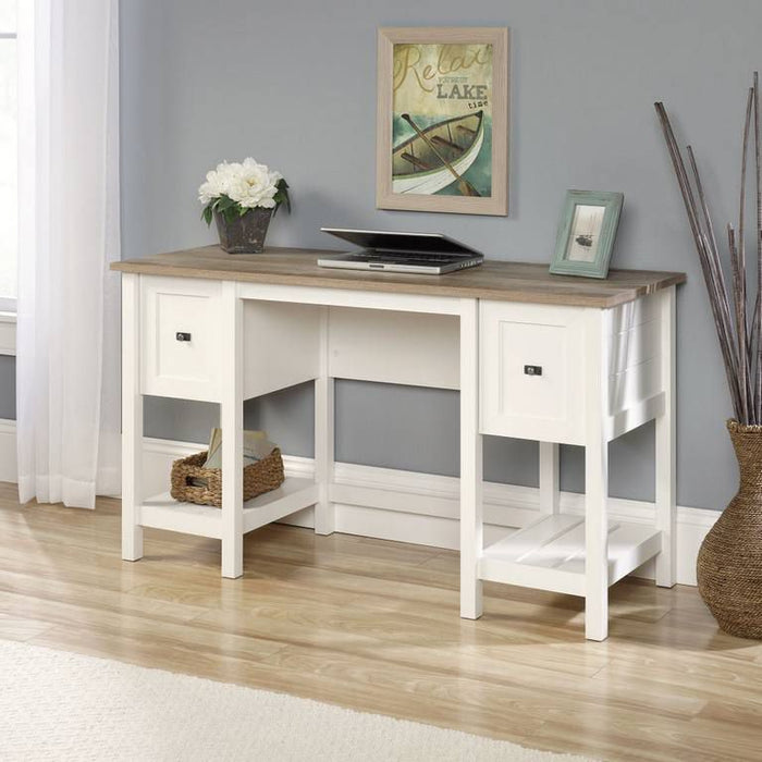Shaker Style Desk Soft White.