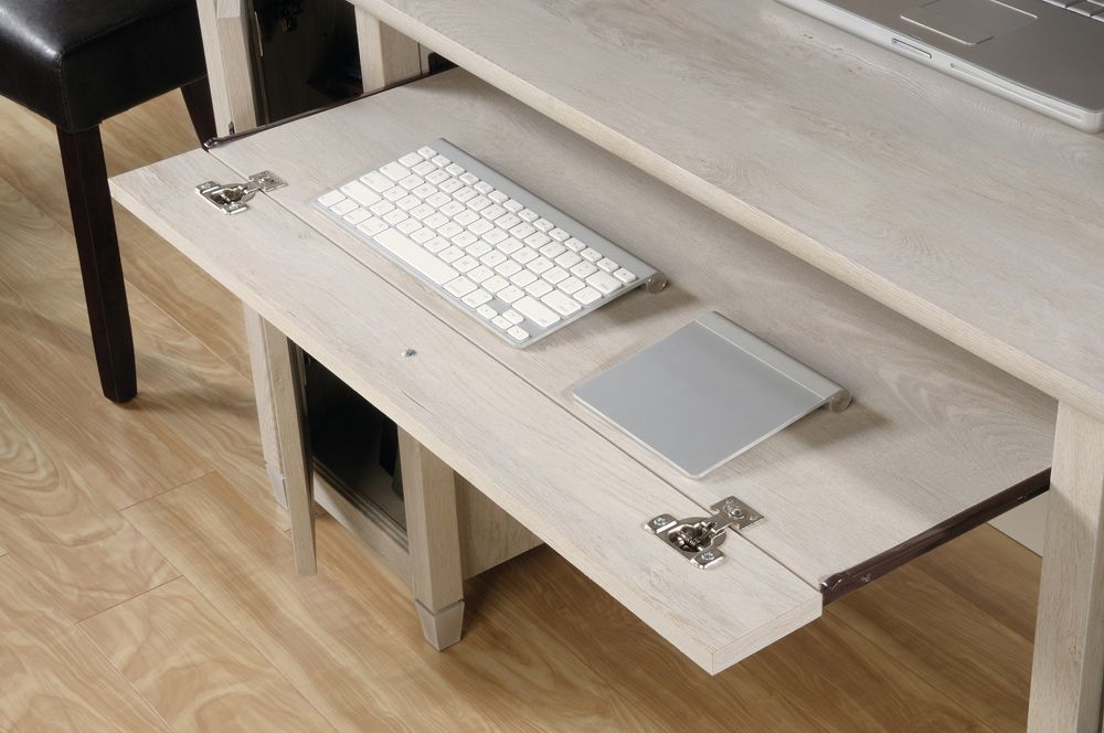 Chalked Wood Computer Desk.