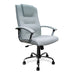 Westminster - High Back Leather Faced Executive Armchair with Integral Headrest.