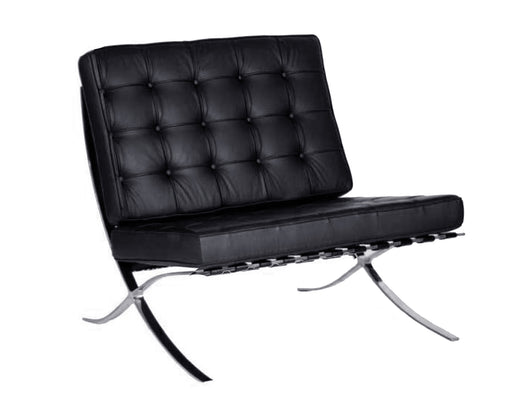Valencia - Contemporary Oversized Leather Faced Reception One Seater Chair.