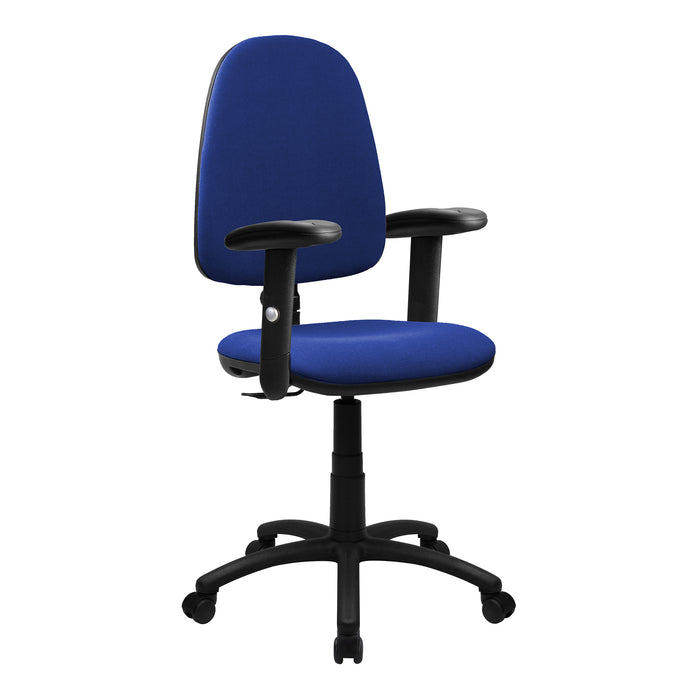 Java 100 - Medium Back Operator Chair - Single Lever.