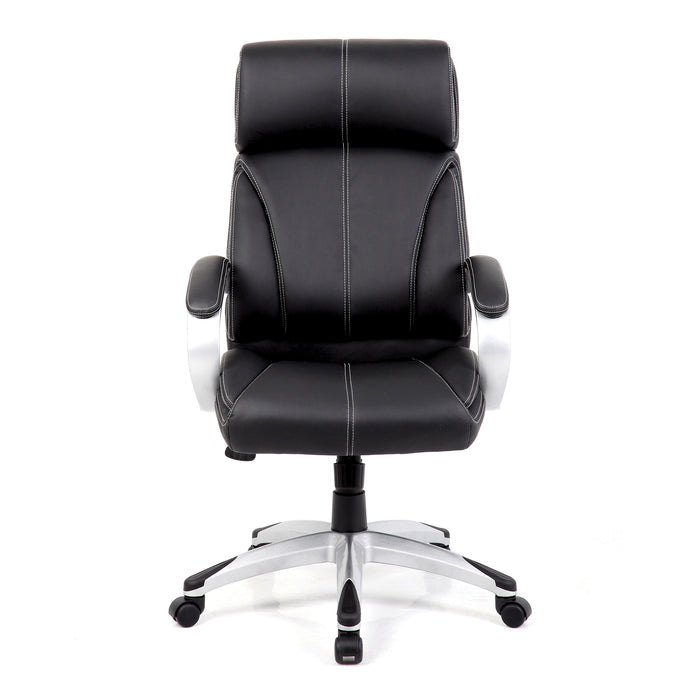 Cloud - High Back Leather Faced Manager Chair.