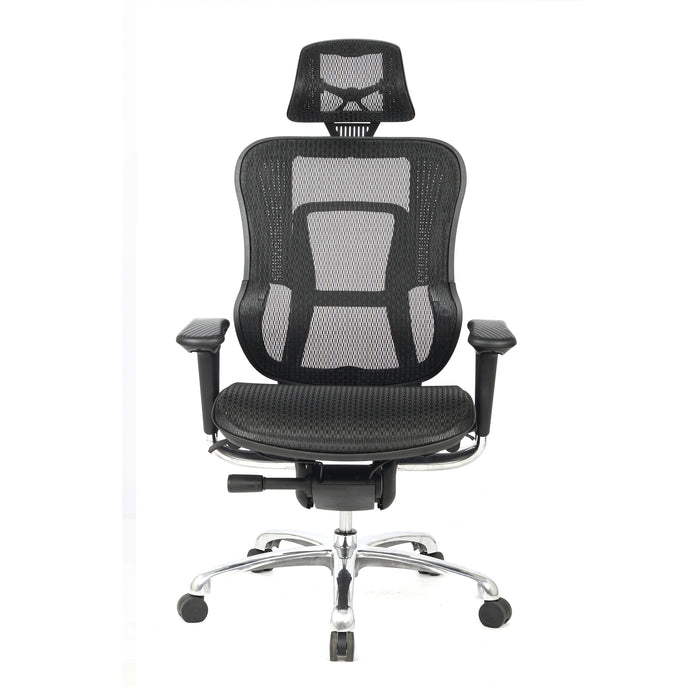Aztec - High Back Synchronous Mesh Designer Executive Chair with Adjustable Headrest.