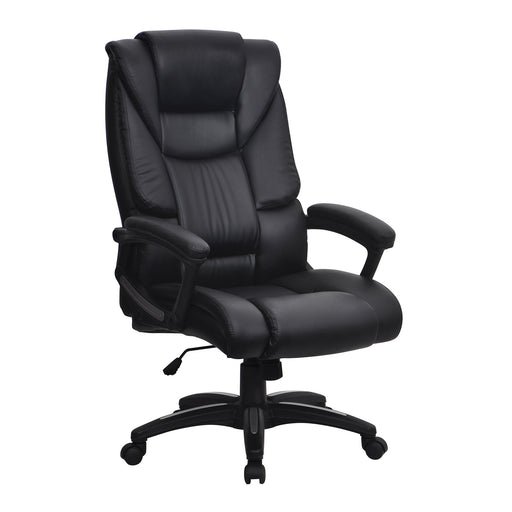 Titan - Oversized High Back Leather Effect Executive Chair with Integral Headrest.