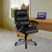 Greenwich - High Back Leather Effect Executive Armchair with Contoured Design Backrest.