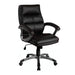 Greenwich - High Back Leather Effect Executive Armchair with Contoured Design Backrest.