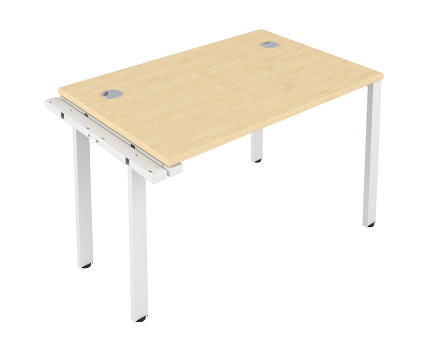 One person bench desk - White Frame