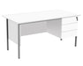 Eco 18 Single Desk with 3 Drawer Pedestal.