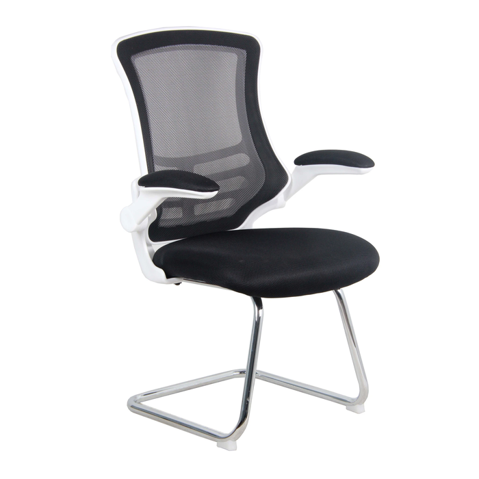 Luna - Conference Chair - White Frame.