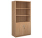 Deluxe Combination Units With Wood Doors & Open Tops - Four Shelves.