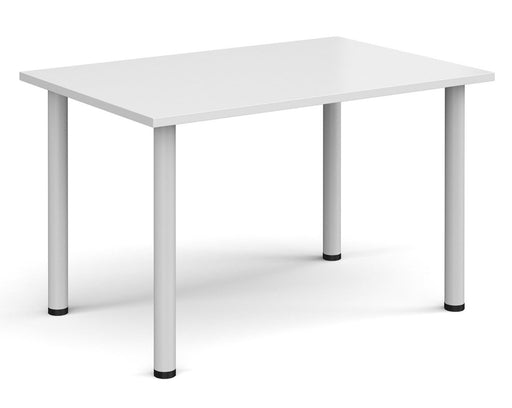 Radial Leg - Rectangular Meeting Room Table - White Legs.