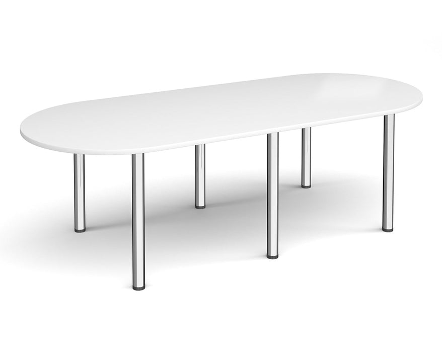 Radial Leg - Boardroom Table - Chrome Legs.