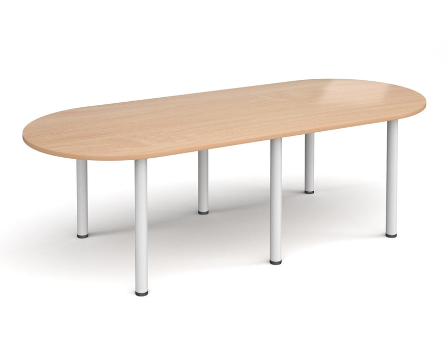 Radial Leg - Boardroom Table - White Legs.