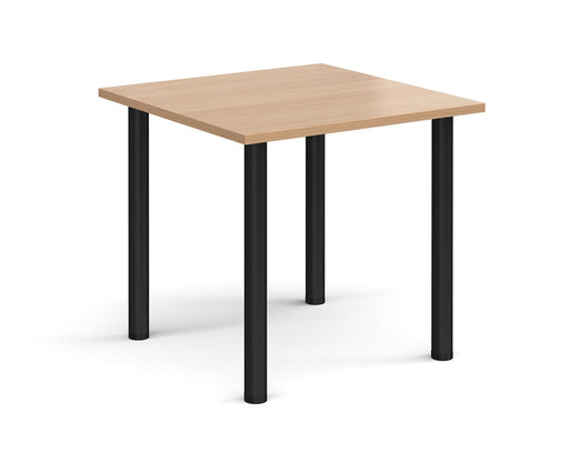 Radial Leg - Square Meeting Room Table - Black Legs.