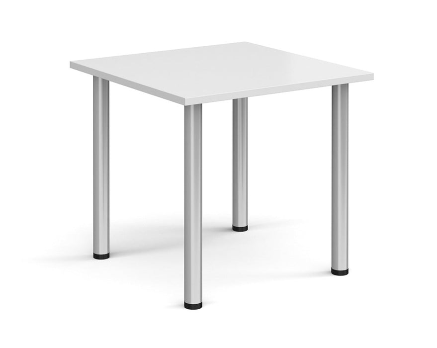 Radial Leg - Square Meeting Room Table - Silver Legs.