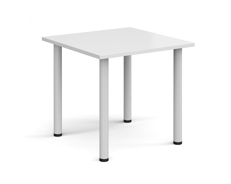 Radial Leg - Sqaure Meeting Room Table - White Legs.