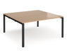 Adapt - Square Boardroom Table - Black Frame.