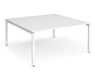 Adapt - Square Boardroom Table - White Frame.