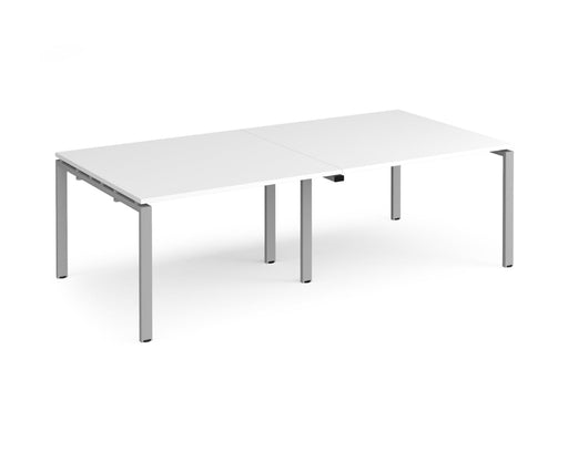 Adapt - Rectangular Boardroom Table - Silver Frame.