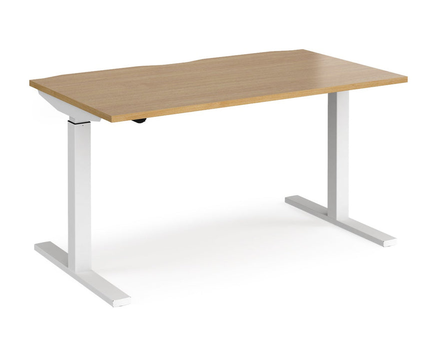 Elev8²Mono - Sit-stand Desk - White Frame.