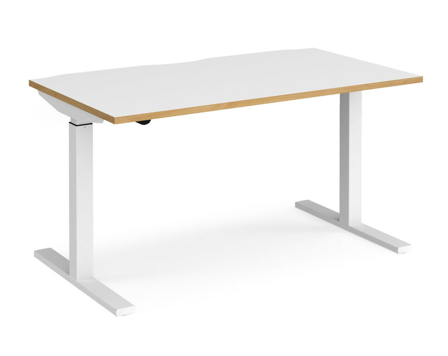 Elev8²Mono - Sit-stand Desk - White Frame.