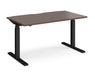 Elev8²Touch - Sit-stand Single Desk - Black Frame.