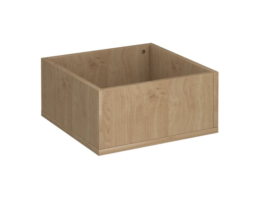 Flux modular storage single wooden planter box