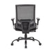 Isla - Bariatric Operator Chair with Black Fabric Seat and Mesh Back.