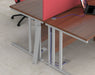 Maestro 25 - Straight Desk with 2 Drawer Pedestal 600mm Deep - Cable Managed Leg Frame.