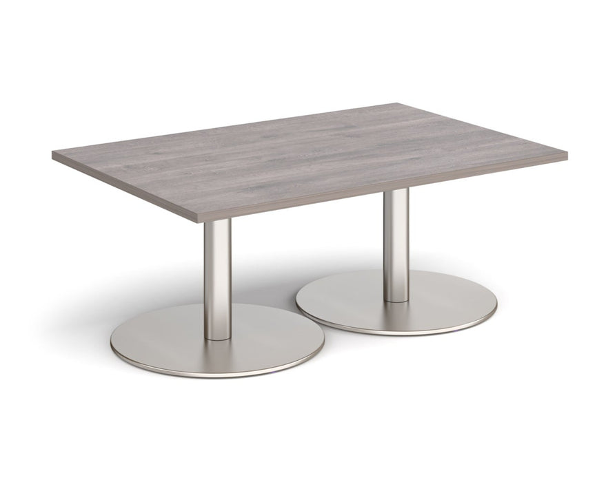 Monza - Rectangular Coffee Table - Brushed Steel Base