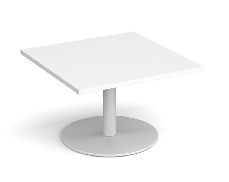 Monza - Square Coffee Table - White Base.