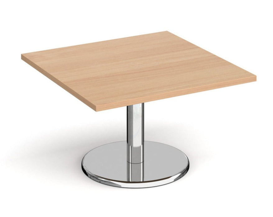 Pisa - Sqaure Coffee Table - Chrome Base.