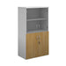 Universal Combination Units With Wood Doors & Glass Doors - Three Shelves.