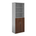 Universal Combination Units With Wood Doors & Glass Doors - Five Shelves.