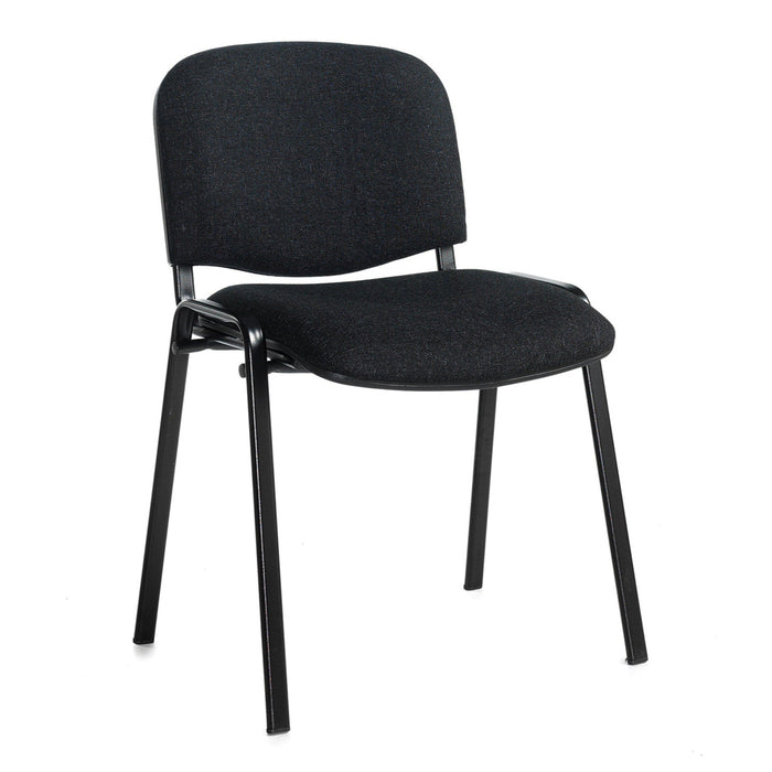 Taurus - Fabric Meeting Chair - Black Frame.