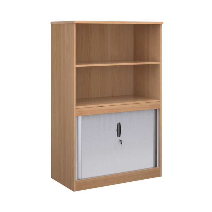 Systems Combination Bookcase With Horizontal Tambour - 1600mm (One Shelf).