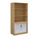 Systems Combination Bookcase With Horizontal Tambour - 2000mm (Two Shelves).