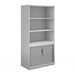 Systems Combination Bookcase With Horizontal Tambour - 2000mm (Two Shelves).