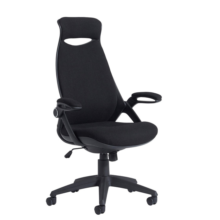 Tuscan - High Back Fabric Managers Chair with Head Support.